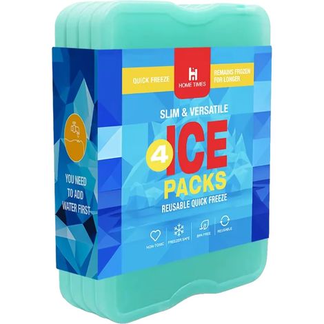 Bolsas de hielo, diseño portátil, material ecológico, verde menta. (1/2)