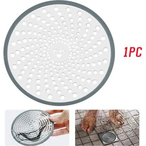 Bouchon de Baignoire - Non spécifié - 11cm - Acier inoxydable - Silicone - Anti-colmatage (1/4)