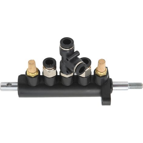 Pédale pneumatique de démonte-pneu, valve 5 voies en alliage d'aluminium, entraxe 36 mm, pièce de rechange pour atelier (1/5)