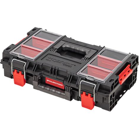 Toolbrothers RHINO XL Werkzeugkoffer ECO Comfort+ Höhe M 13,5 l IP66 mit herausnehmbaren Trennwänden + Boxen