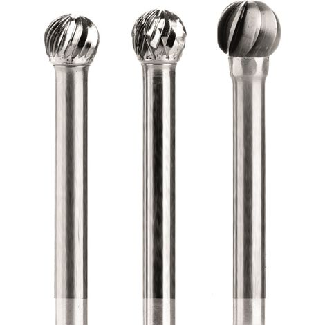 Fresa Carb.Tungsteno D - 08x7.2x6 L.52 SC. forma sferica - Rosver - Conf.1pz