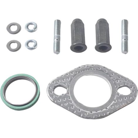 Ensemble de Joints d'échappement, écrous de Goujon, rondelle, Joint d'échappement pour système d'échappement Compatible avec Les Scooters, cyclomoteurs, Quad (1/5)