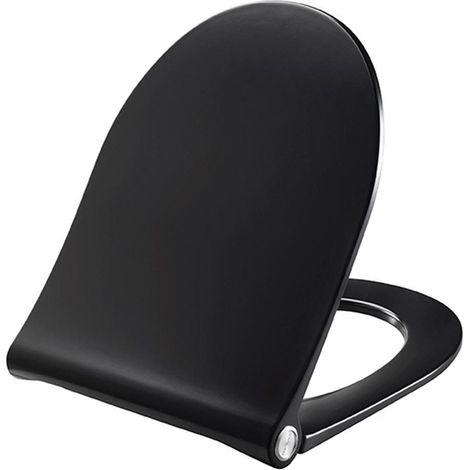 Pressalit Sway D abattant WC avec couvercle softclosing quickrelease noir