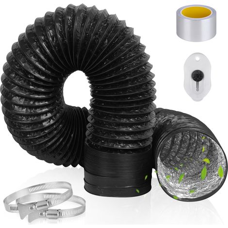 Tuyau Evacuation Seche Linge 100mm×2m Tuyau D'évacuation pour Climatisation (1/5)