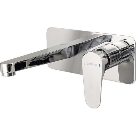 Sapho Corneli - Grifo empotrado de lavabo con cuerpo de montaje, cromo CE08 (1/4)