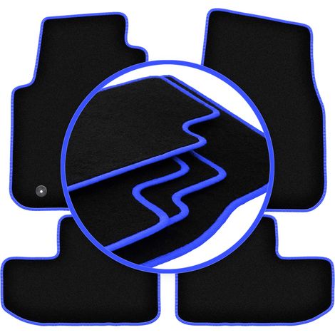 Carlux-blaue Automatten für: Dodge Challenger III Coupé (ab 2008) (1/5)