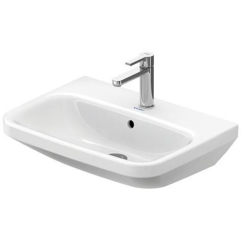 Lavabo durastyle. rubinetteria esclusa. dim 600x440mm. bianco lucido
