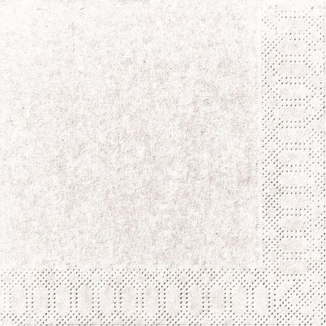 Serviettes Duni Blanches Serviettes Jetables Douces & Absorbantes - Duni