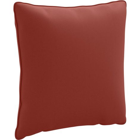 Coussin de Dos 1 Pièce PUTTEN 100 % polyester Rouge vidaXL