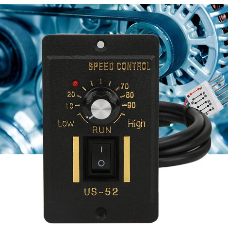Contrôleur de vitesse de moteur BERM CW/CCW, interface 3,96, AC220V 50/60Hz, 180W/200W/250W (1/5)