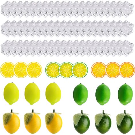 (Set mit 81 Teilen, Verpackungsmaße: 33 x 15 x 9 cm) Sortiment an künstlichen Zitronenaromen (1/2)