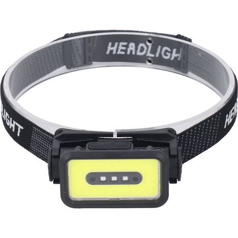 Die K352 COB-Stirnlampe verfügt über einen USB-Anschluss zum Aufladen und ein rotes LED-Licht und eignet sich daher für Outdoor-Aktivitäten wie Wandern, Laufen und Camping. (1/4)