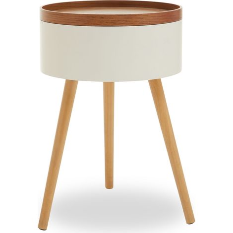 Interiors by Premier Versatile And Functional Storage Side Table, Elegant Bed Side Drawer, Stylish Legs of Small Lounge Tables (1/5)
