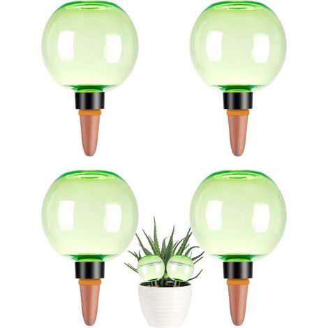 Boules d'arrosage automatique 500 ml – Système d'irrigation automatique – Pipette d'arrosage – Irrigation goutte à goutte – Diffusion lente – Boules d'arrosage en plastique – Céramique (1/5)