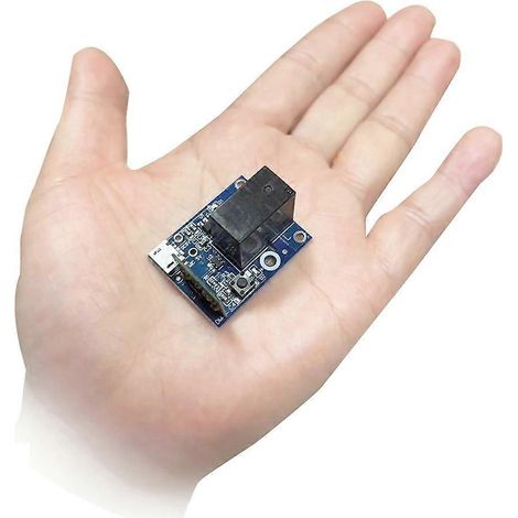 Mini interrupteur intelligent Wi-Fi, alimentation CC 5 V, contrôle USB, module récepteur relais sans fil 2,4 GHz à 1 canal pour éclairage LED (1/5)