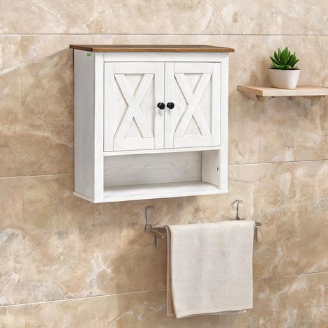 Meuble de salle de bain en melamina de Madera 60 x 19,5 x 52,5 cm (1/5)
