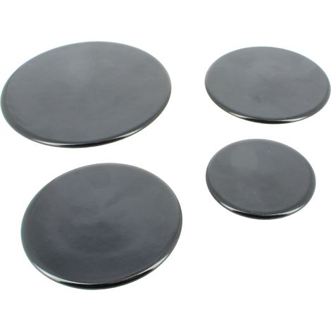 Kit de 4 tapas de quemador (1/2)