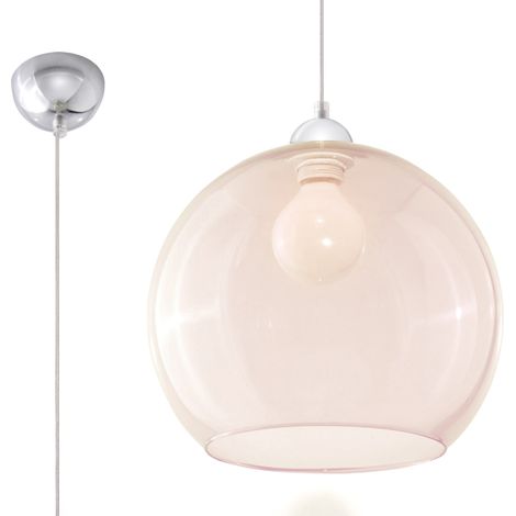 Lampada a sospensione Ball Champagne 30x120x30cm Sollux (1/5)