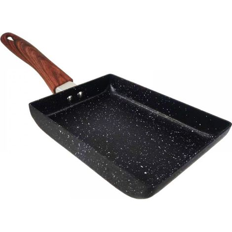 sartén japonesa para tortillas, base de acero inoxidable, revestimiento antiadherente sin PFOA, apta para cocinas de gas, inducción y eléctricas. (1/5)