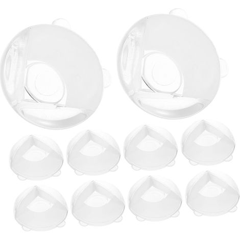 Protège-coins de sécurité - silicone - transparent - antichoc (1/5)
