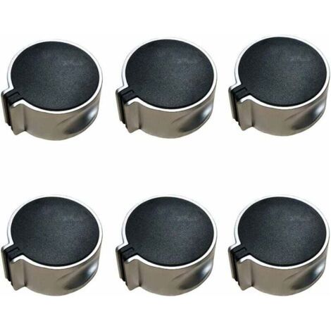 Stück Ofen- und Herdknöpfe, Gasherdknöpfe, Gasherdknopf, Gasknopf, universeller Modusschalter aus Legierung, 45°-Gasherdknopf schwarz, 8 mm