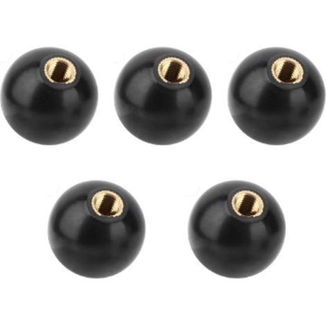 Bouton à bille, bouton à levier à bille avec noir, bouton à levier à bille d'ingénierie pour le remplacement de la machine-outil 5 pièces (1/5)