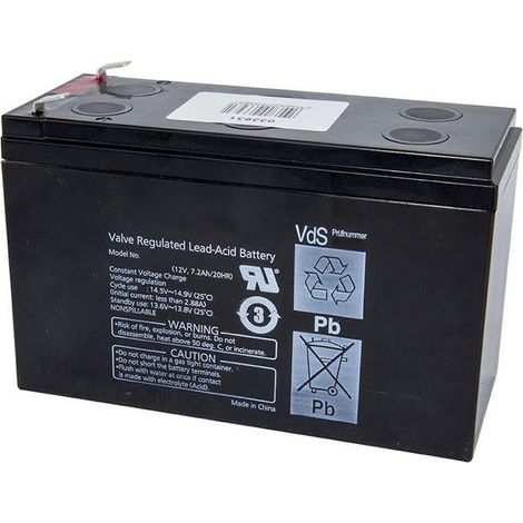 Batteria Gallagher 12V/7,2Ah indicata per recinti elettrici e per elettrificatori S100, S200, S400