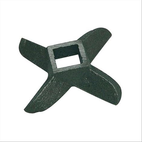 Coltello per tritacarne manuale "REBER" in acciaio inox temprato -Numero 5 (1/3)