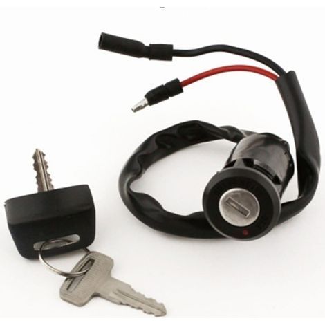 Pièces de moto : contacteur d'allumage/verrou d'allumage compatible avec Honda TRX300 35010-HM3-000