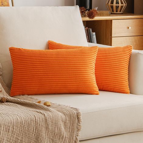 Fodera per cuscino in velluto a coste autunnale, cuscino decorativo, cuscino per divano, velluto a coste, fodera per cuscino morbida e decorativa per divano, poltrona, casa, camera da letto, 30 x 50 c