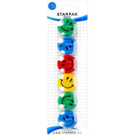 Magneti emoji II diametro 30 mm, 6 pezzi