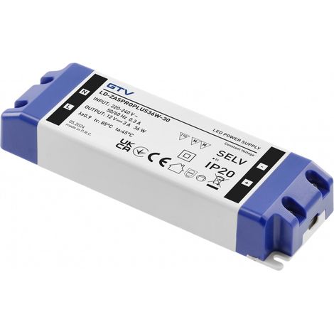 Fuente de alimentación LED PRO 12V 36W 220-240V IP20 - V-ZASPRO+36W