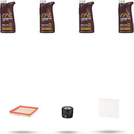 Kit tagliando 3 FILTRI e 4L OLIO compatibile con Seat Toledo IV (KG3) 1.6 81kw dal 2015 (1/4)