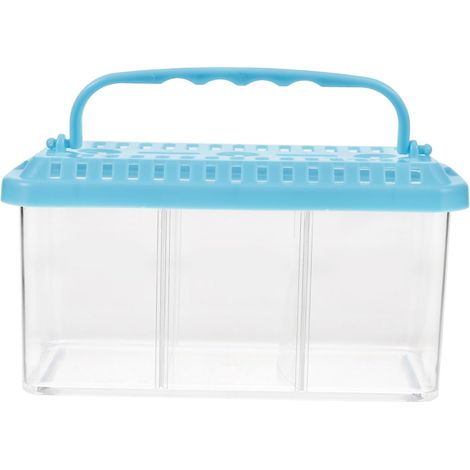 Transparent Fish Box with Removable Divider, Practical Insulated Tank for Aquariums and Incubating Livestock (1/5)