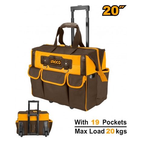 BORSA PORTAUTENSILI 19 TASCHE INGCO