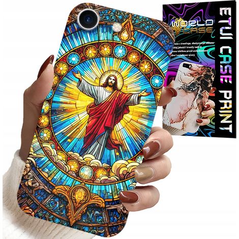 Custodia per iPhone SE / SE2 - Gesù Cristianesimo religione + vetro