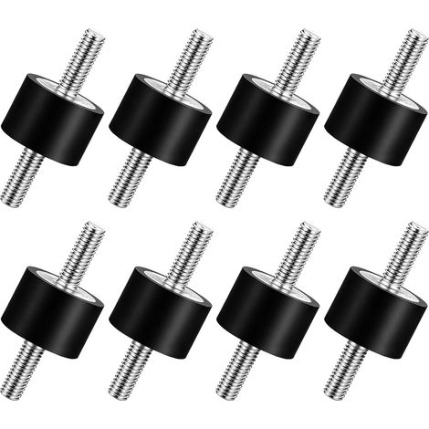Stück M6 Antivibrations-Silentblöcke aus Gummi, M6 Motor-Silentblöcke für Fitnessgeräte, Klimaanlagen, Luftkompressoren und mehr VV20x15 M6x18 (1/5)