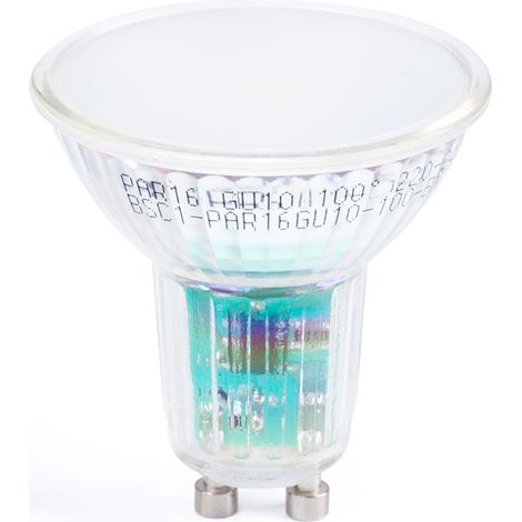 Bombilla LED GU10 6W Cristal - 740lm - PAR16 - 100° - Blanco Neutro (1/5)