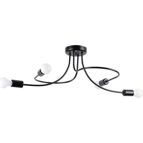 Chandelier LEVAR 4 black (1/5)