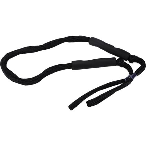 Corde d'amarrage en nylon 5 pieds (1,5 m) pour bateau, ponton, jet ski, kayak - Accessoire d'accostage avec élastique, lot de 2, robuste et résistant pour PWC. (1/5)