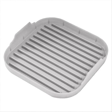 Mikrowellengeeigneter Toaster aus lebensmittelechtem Silikon, grau, für Speck, wiederverwendbare Kochschale, mikrowellengeeignet, BPA-frei, leicht zu reinigen, 1 Stück (1/5)