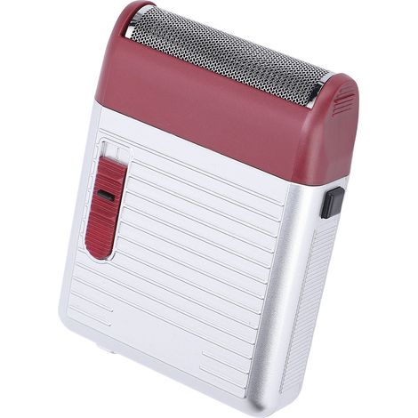 Tondeuse à barbe électrique miniature à mouvement alternatif, portable, avec écran LCD et alimentation USB, pour hommes. (1/5)