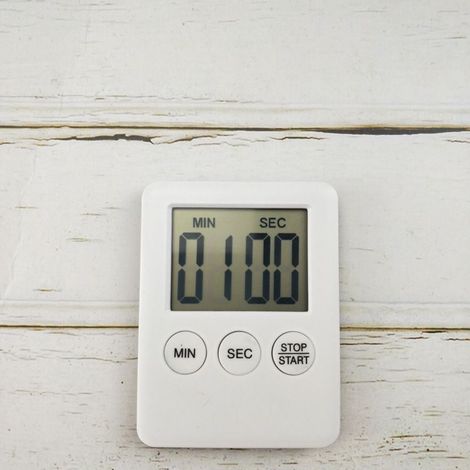 1Pcs Minuteur De Cuisine Numérique Mini minuteur de Cuisine magnétique LED Compte à rebours pour Cuisiner, Jouer, Cuisiner, Faire de l'exercice. (1/5)
