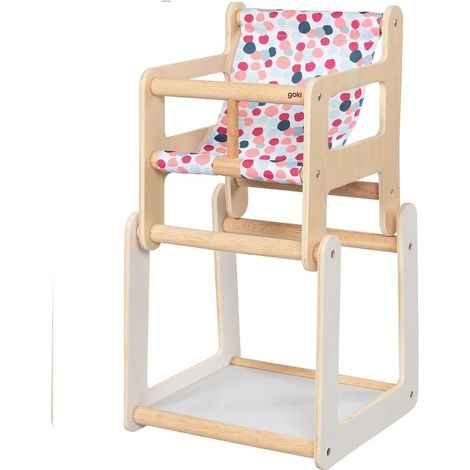 Chaise haute modèle Chaise haute pour poupée avec table (1/4)