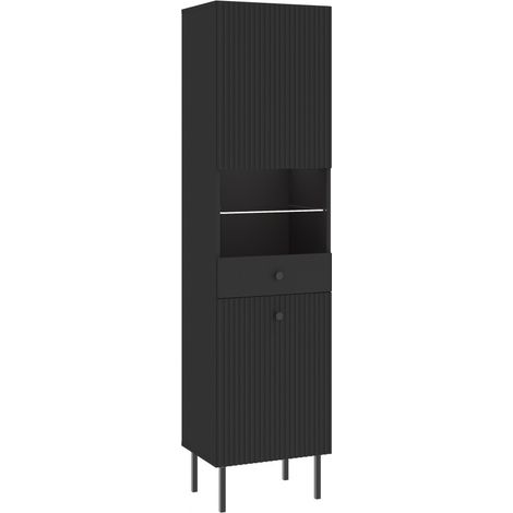 Vitrine VIENA 1 Porte Gris (1/5)