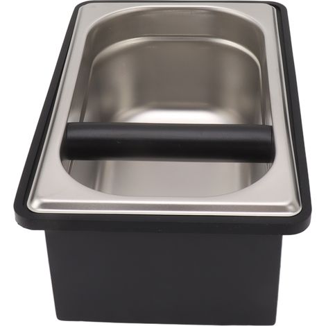 Boîte à café en caoutchouc avec récipient à café moulu amovible en acier inoxydable pour café/bar L (1/5)