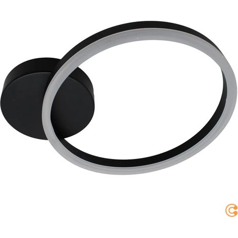 [NEUWERTIG] B-Ware Fabas Luce Led Wandleuchte Giotto Einflammig Schwarz Lampe Leuchte Licht