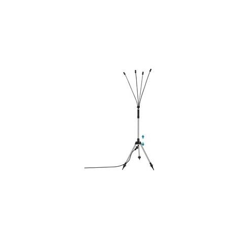 Brumisateur sur pied réglable 26,4-45,7 pouces – Système de brumisation portable 360° – Conduit d'eau flexible 26 pieds – Pour terrasse extérieure (1/5)