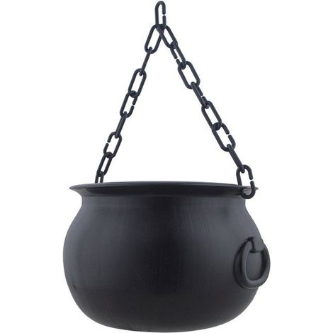 Chaudron sorcière Halloween 25 cm (1/2)