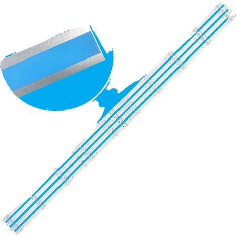 LED-Hintergrundbeleuchtungsstreifen, 990 mm Länge, 10 LED-Perlen pro Streifen, 3V Spannung, CE-zertifiziert, Kompatibilität mit mehreren TV-Modellen (1/5)